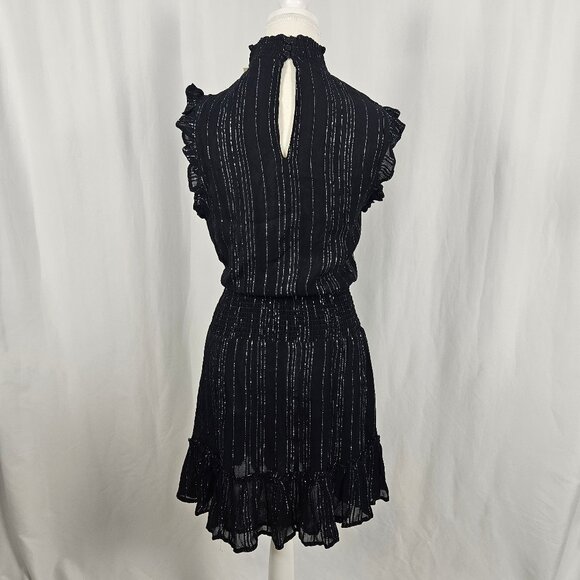 Elan - Size: M - Striped Ruffle Dress - Picture 3 of 6